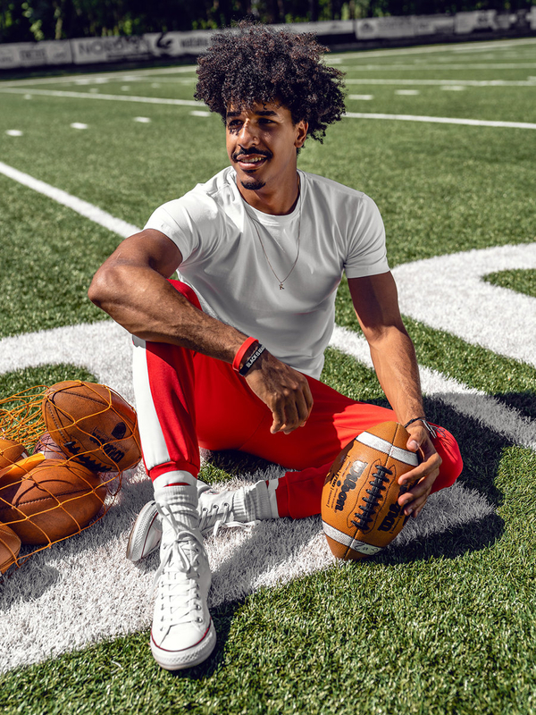 Біла чоловіча футболка без малюнка Bolf 192397A