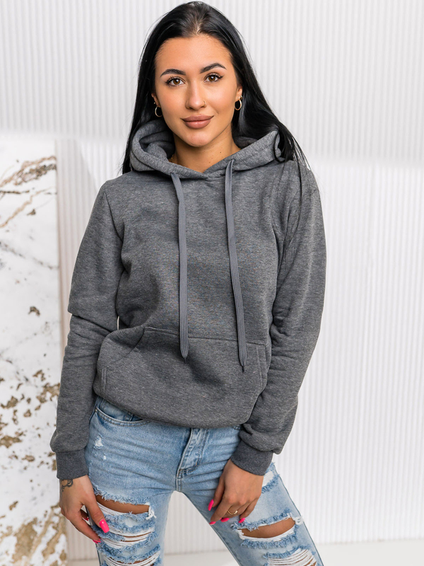 Жіночий графітовий світшот кенгуру Bolf W02A1